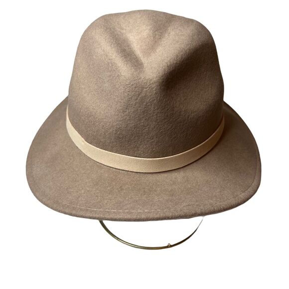 Banana‎ Republic Beige Wool Fedora Hat S/M New main image 6